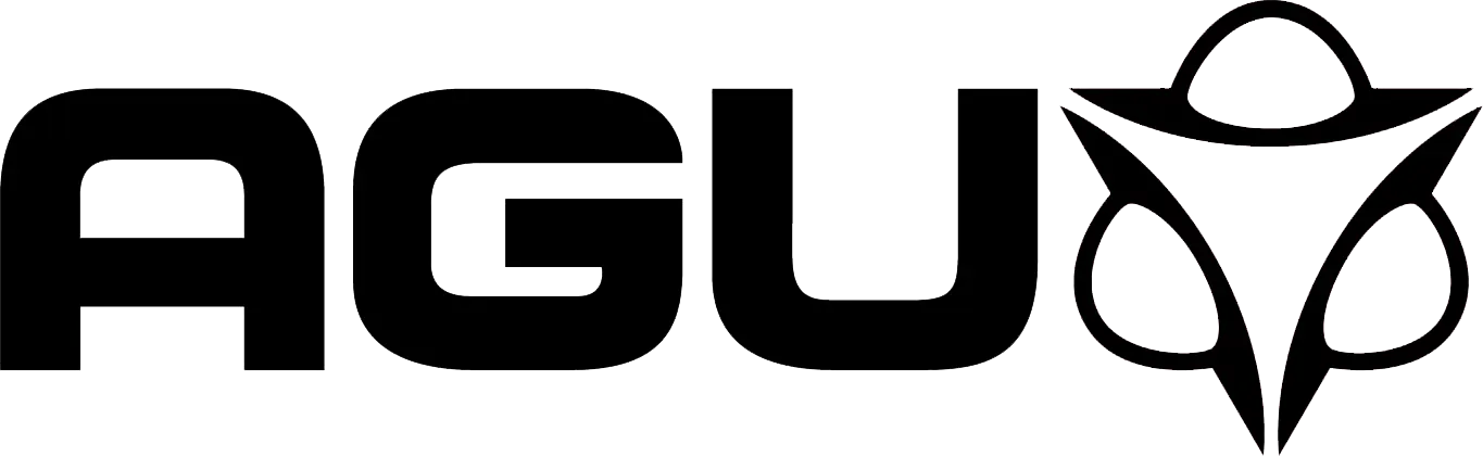 AGU logo in de folder van deze week