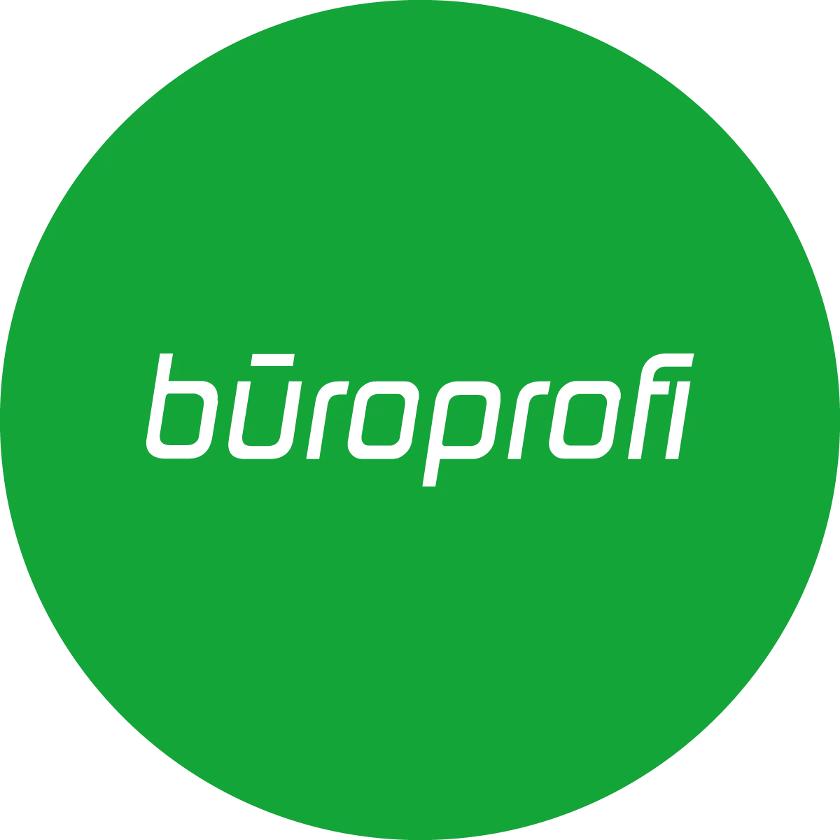 Büroprofi logo die aktuell Flugblatt