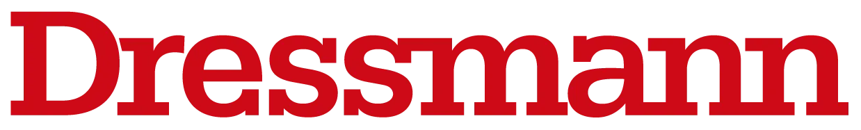 Dressmann logo die aktuell Flugblatt