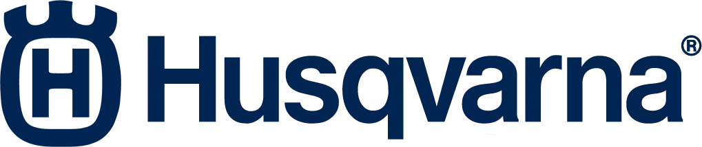 Husqvarna logo die aktuell Flugblatt