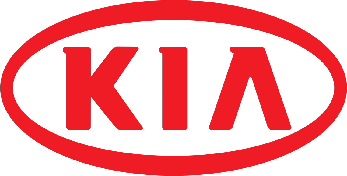 KIA logo die aktuell Flugblatt