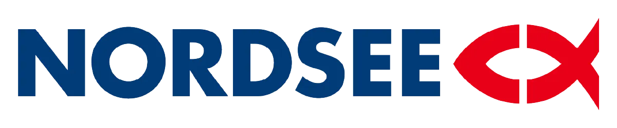 Nordsee logo die aktuell Flugblatt