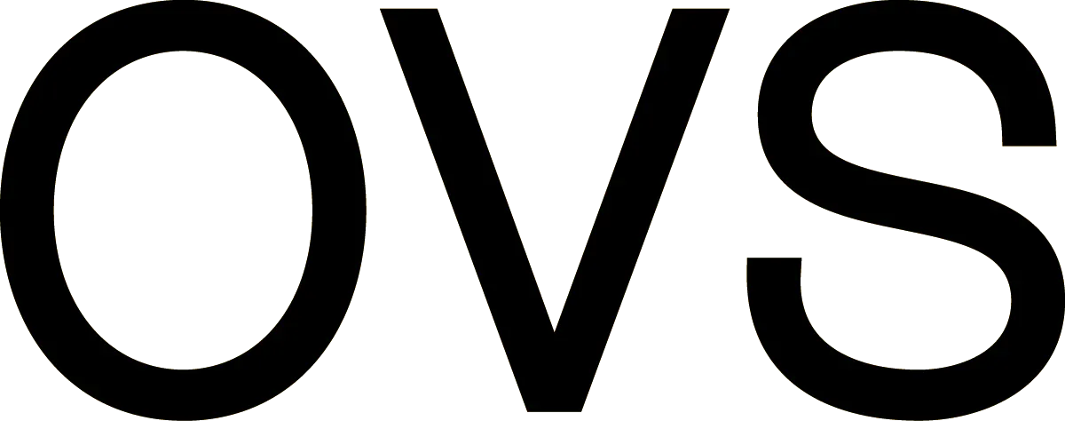 OVS logo die aktuell Flugblatt