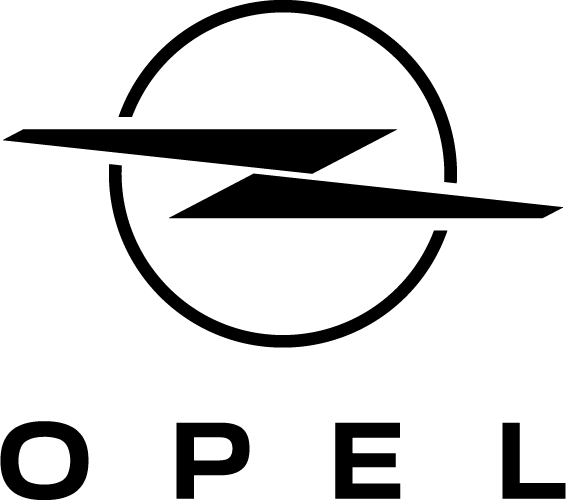 Opel logo die aktuell Flugblatt