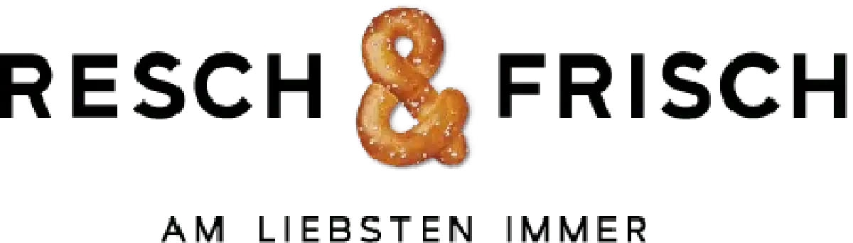 Resch & Frisch logo die aktuell Flugblatt