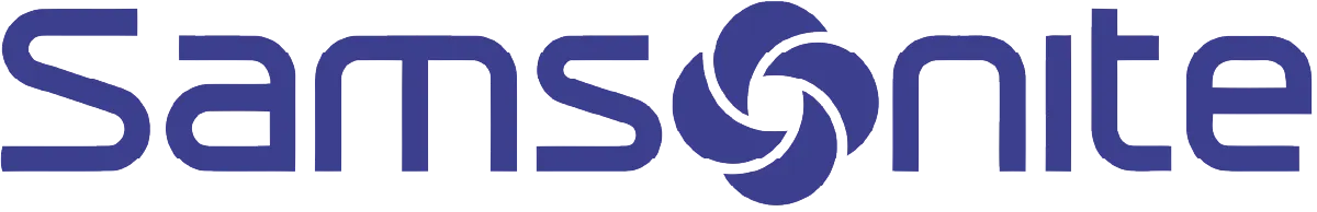 Samsonite logo die aktuell Flugblatt