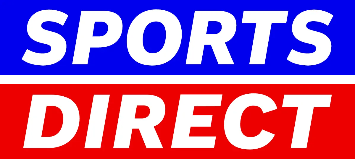 Sports Direct logo die aktuell Flugblatt
