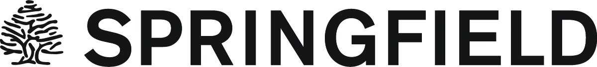 Springfield logo die aktuell Flugblatt