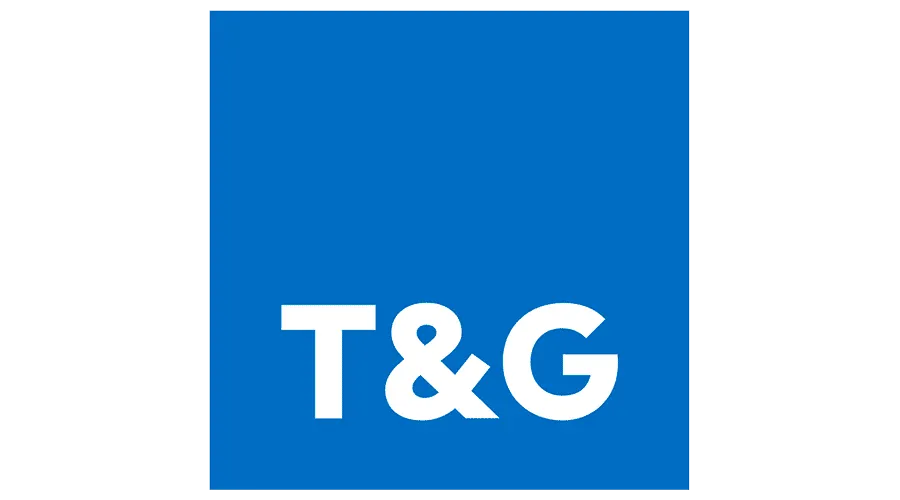 T&G logo die aktuell Flugblatt