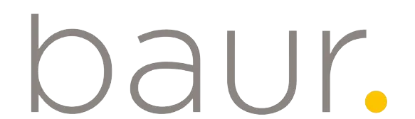 Baur logo die aktuell Flugblatt