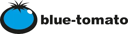 Blue Tomato logo die aktuell Flugblatt