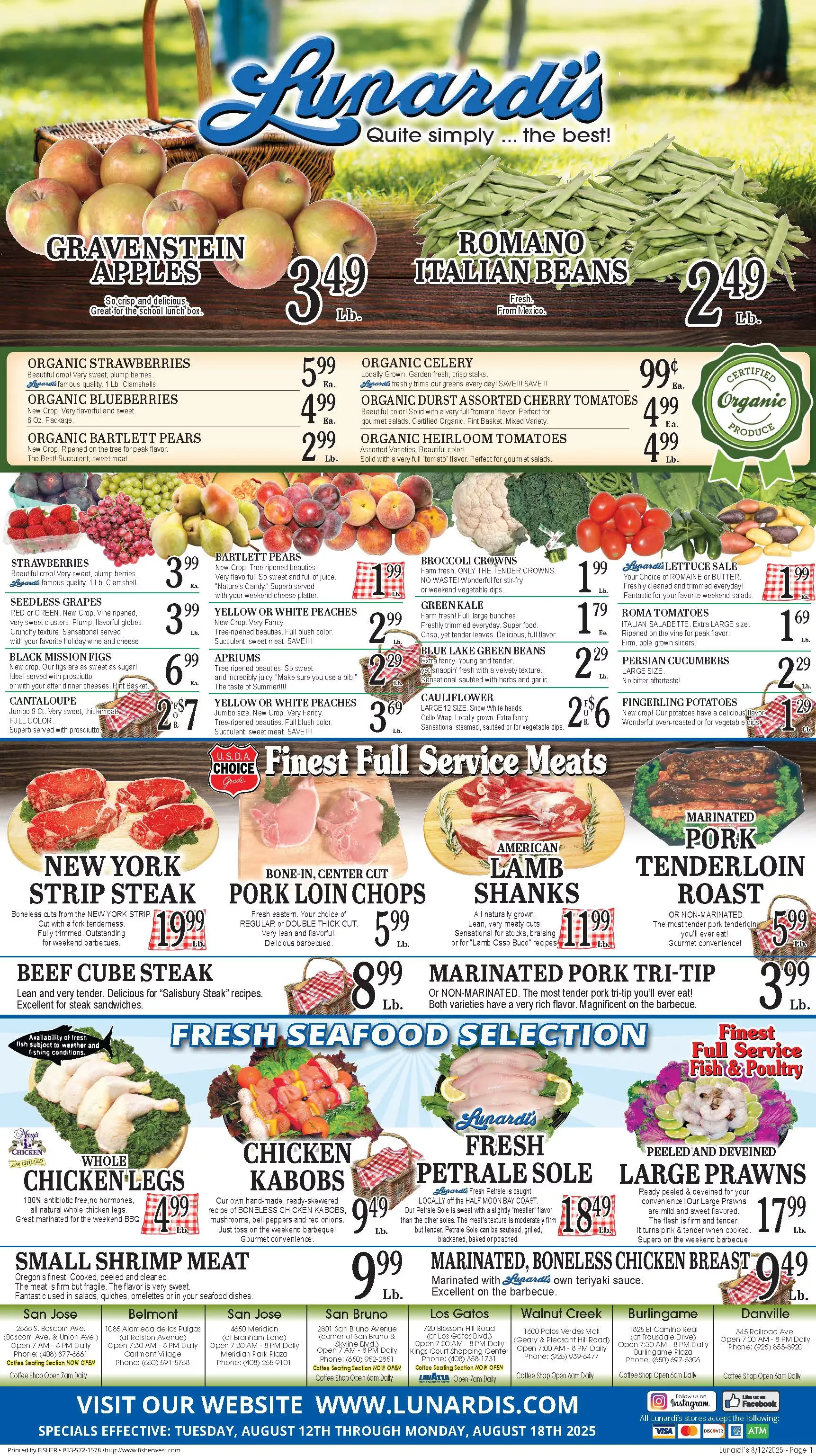 Weekly ad Lunardi's Sales from August 12 to August 19 2025 - Page