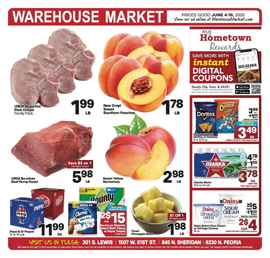 Weekly ad Warehouse Market weekly ads from June 4 to June 10 2025 - Page 