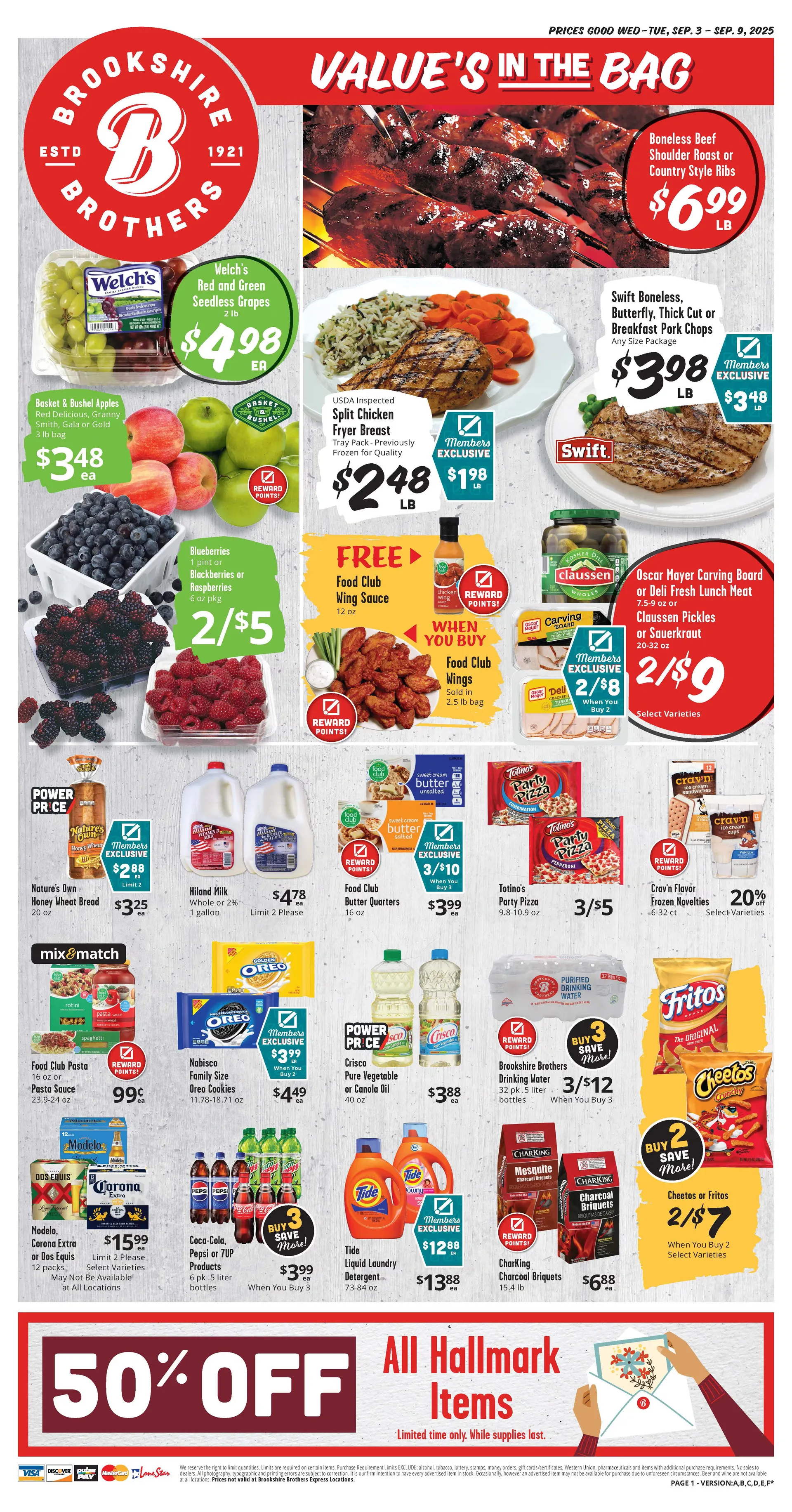 Weekly ad Brookshire Brothers Sales from September 3 to September 9 2025 - Page 3