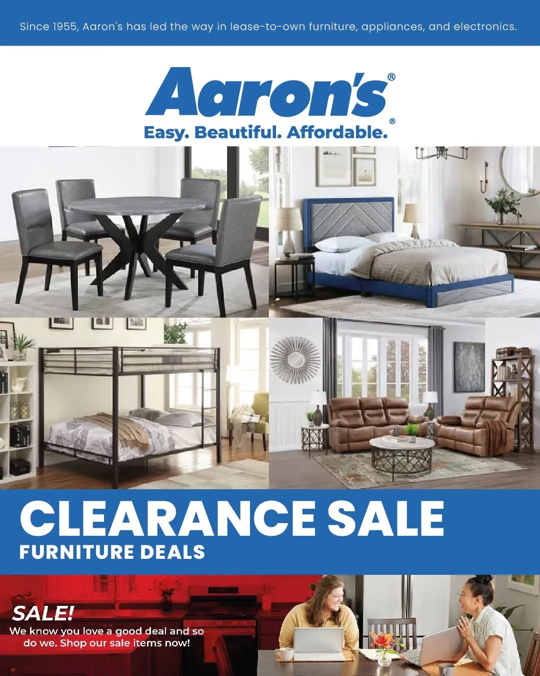 Weekly ad Aaron's Furniture Deals from July 21 to July 26 2024 - Page