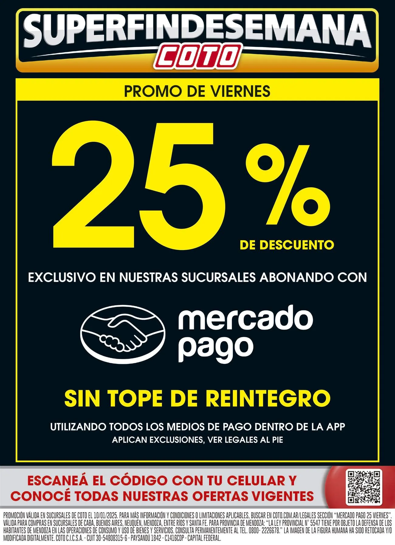 Ofertas de Coto Descuento de viernes 10 de enero al 11 de enero 2025 - Página 1 del catálogo