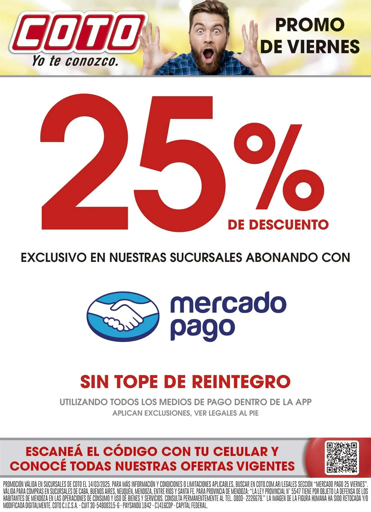 Ofertas de Coto Oferta de Viernes 14 de marzo al 15 de marzo 2025 - Página 1 del catálogo