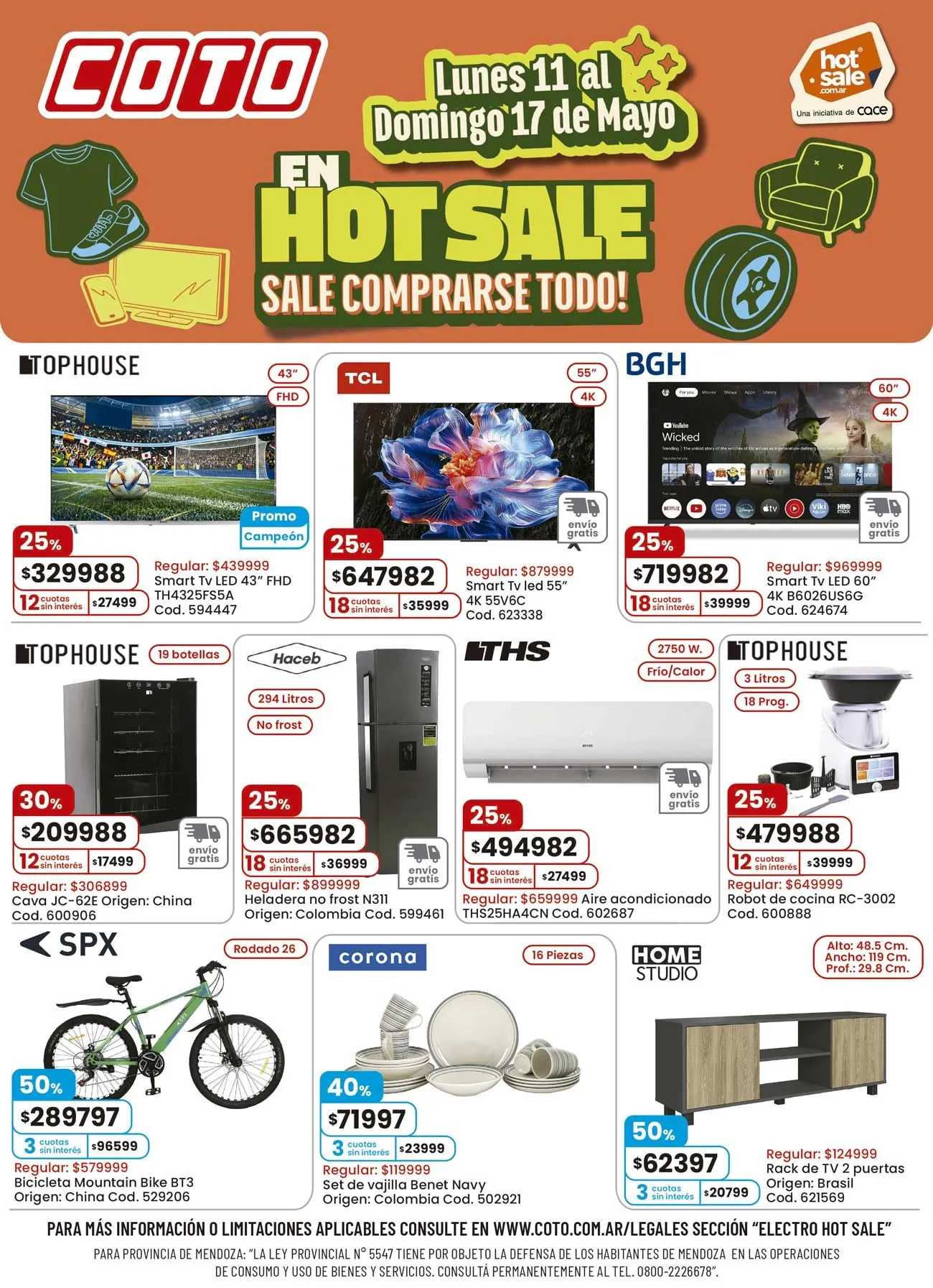 Ofertas de Hot sale Coto 11 de mayo al 17 de mayo 2026 - Página 1 del catálogo