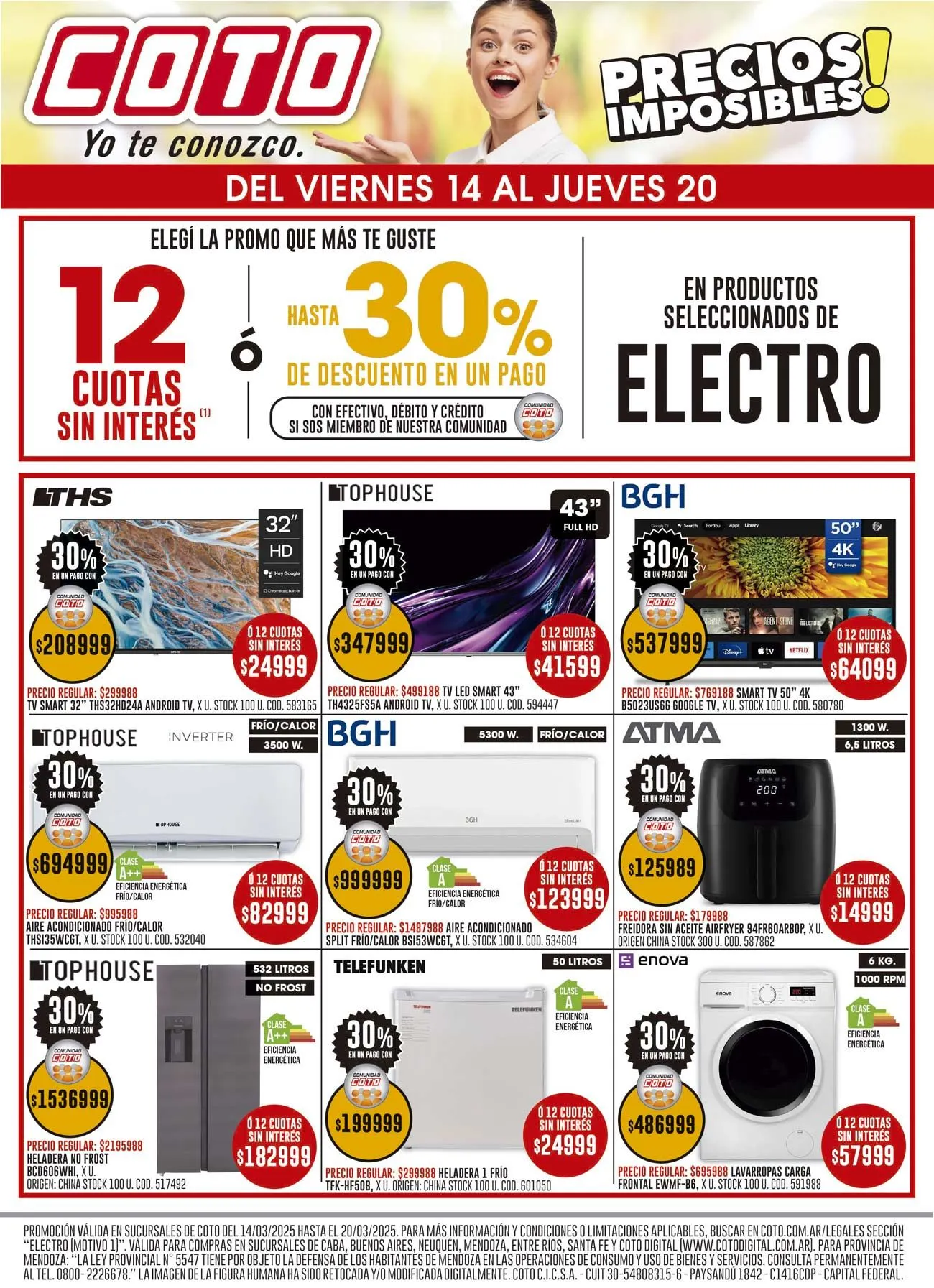 Ofertas de Catálogo Coto 14 de marzo al 20 de marzo 2025 - Página 1 del catálogo