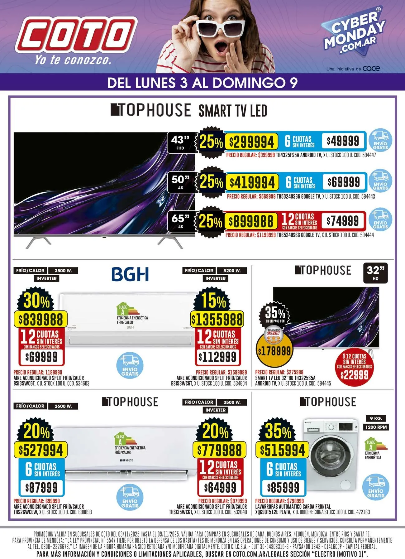 Ofertas de  Coto - Catálogos semanales 3 de noviembre al 9 de noviembre 2025 - Página 1 del catálogo