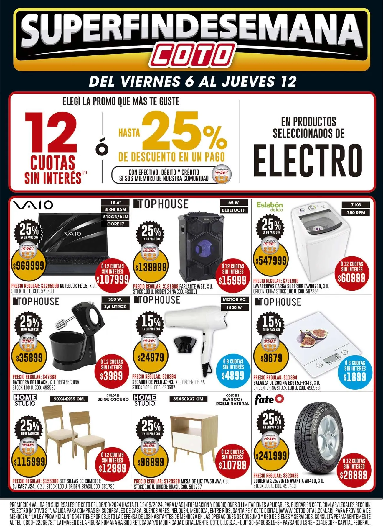 Ofertas de Coto Super fin de semana 6 de septiembre al 12 de septiembre 2024 - Página 2 del catálogo