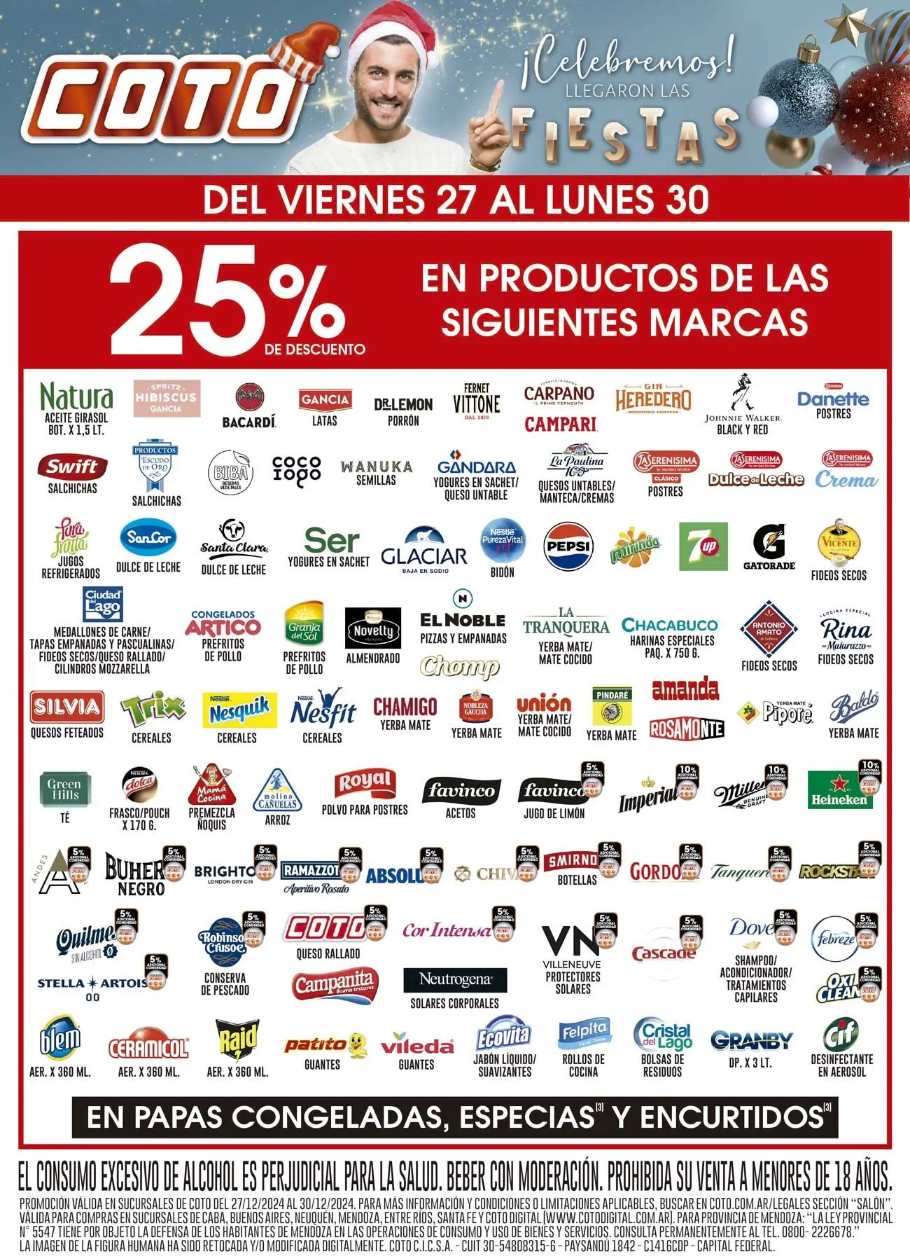 Ofertas de Coto Ofertas semanales 27 de diciembre al 30 de diciembre 2024 - Página 1 del catálogo