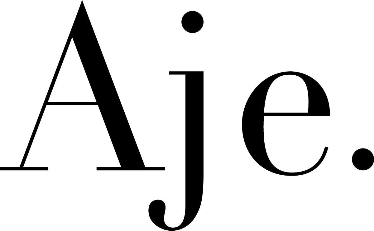 Aje logo of current catalogue