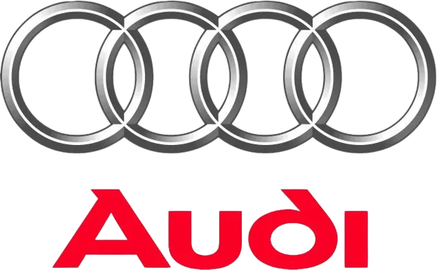 Audi logo de folhetos