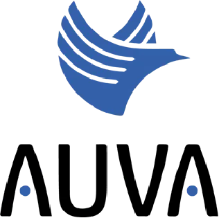 Auva logo in de folder van deze week