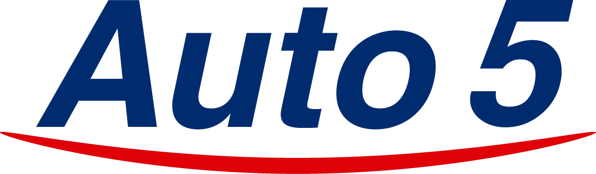 Auto5 logo in de folder van deze week