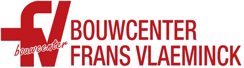 Bouwcenter Frans Vlaeminck logo in de folder van deze week