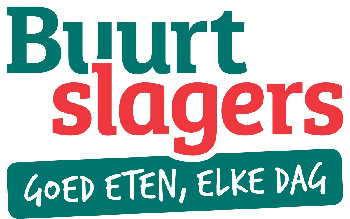 Buurtslagers logo in de folder van deze week