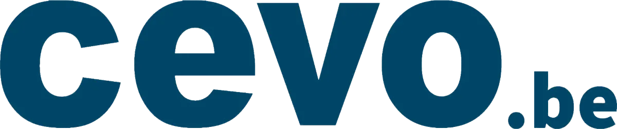 Cevo logo in de folder van deze week