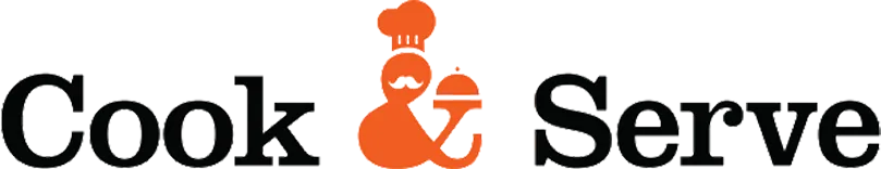 Cook & Serve logo in de folder van deze week