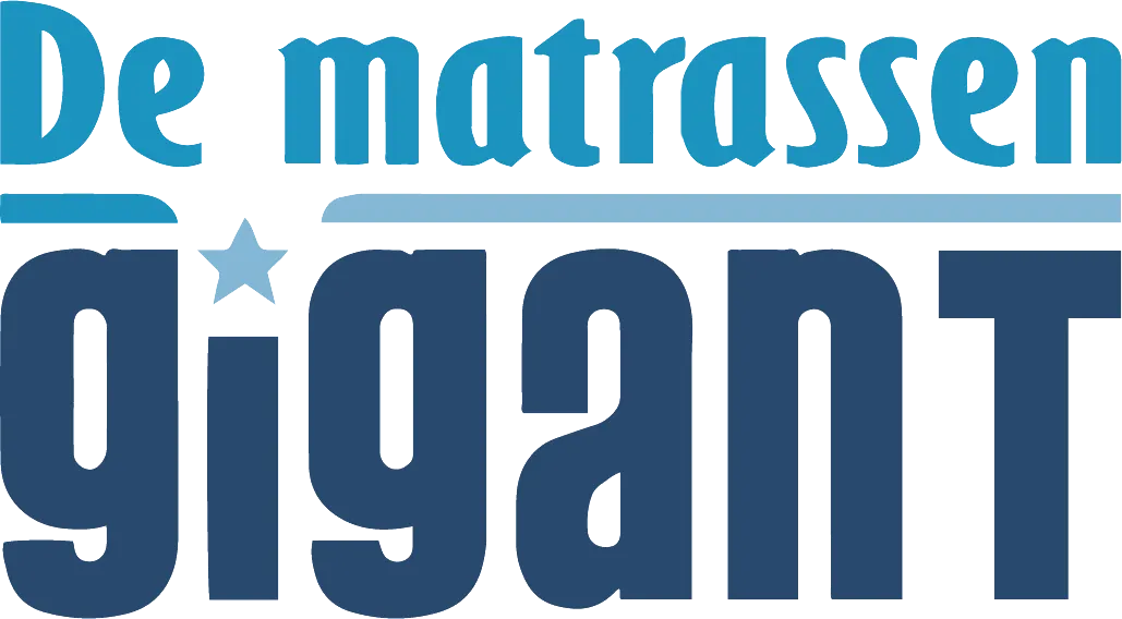 De Matrassen Gigant logo in de folder van deze week