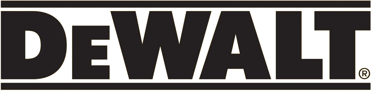 DeWALT logo in de folder van deze week