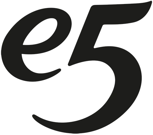 E5 Modus logo in de folder van deze week