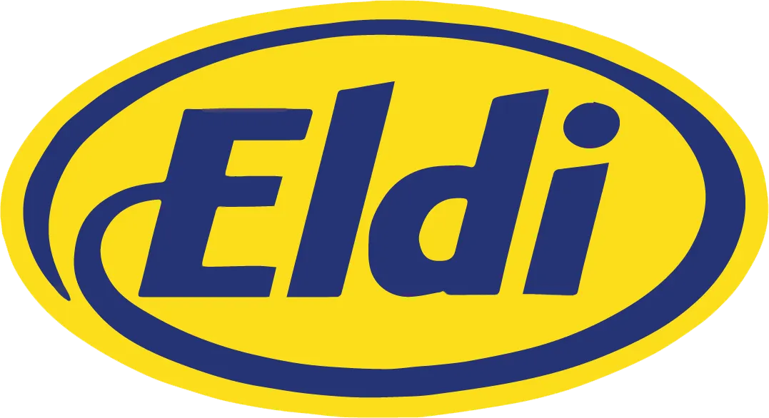 Eldi logo in de folder van deze week