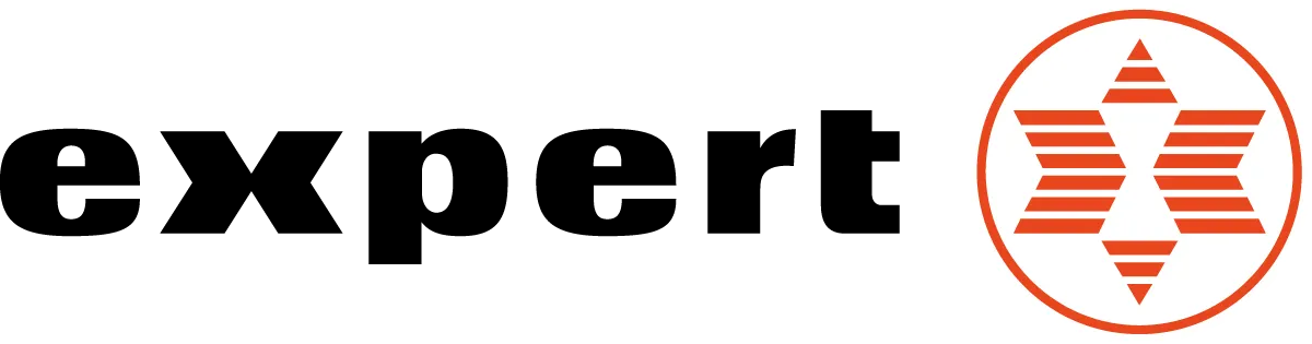 Expert logo in de folder van deze week