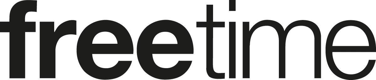 Freetime logo in de folder van deze week