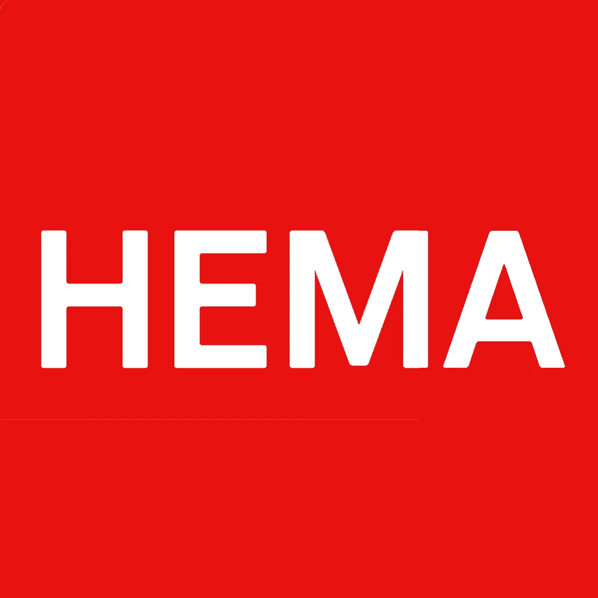 Hema logo in de folder van deze week