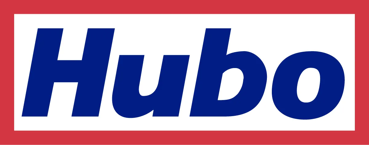 Hubo logo in de folder van deze week
