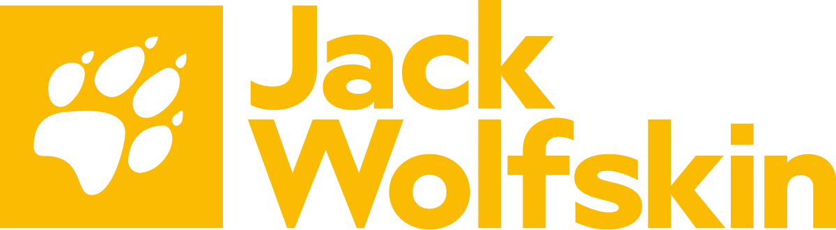 Jack Wolfskin logo in de folder van deze week