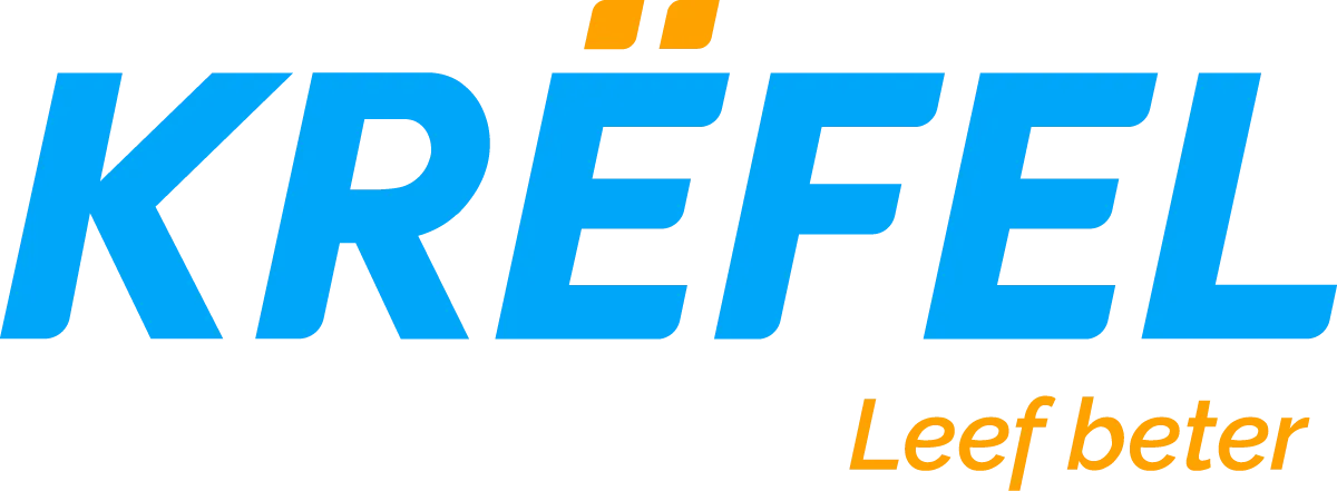 Krëfel logo in de folder van deze week