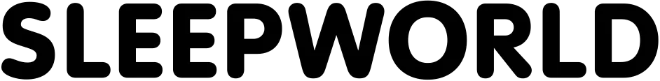 Sleepworld logo in de folder van deze week