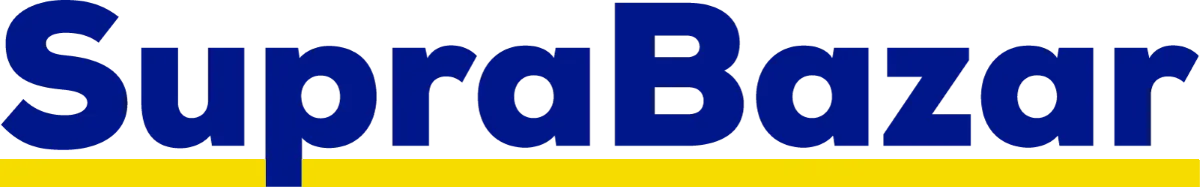 Supra Bazar logo in de folder van deze week