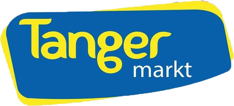 Tanger Markt logo in de folder van deze week