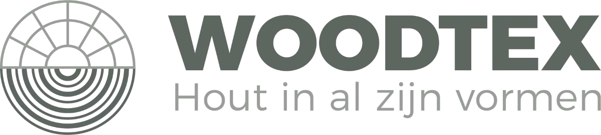Woodtex logo in de folder van deze week