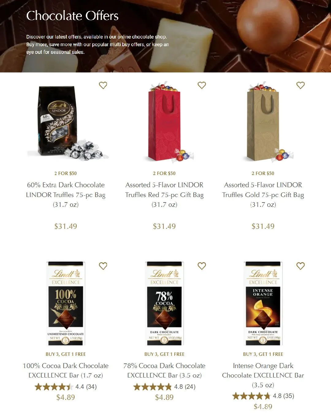 Weekly ad Lindt USA Sales from December 5 to December 19 2024 - Page 2