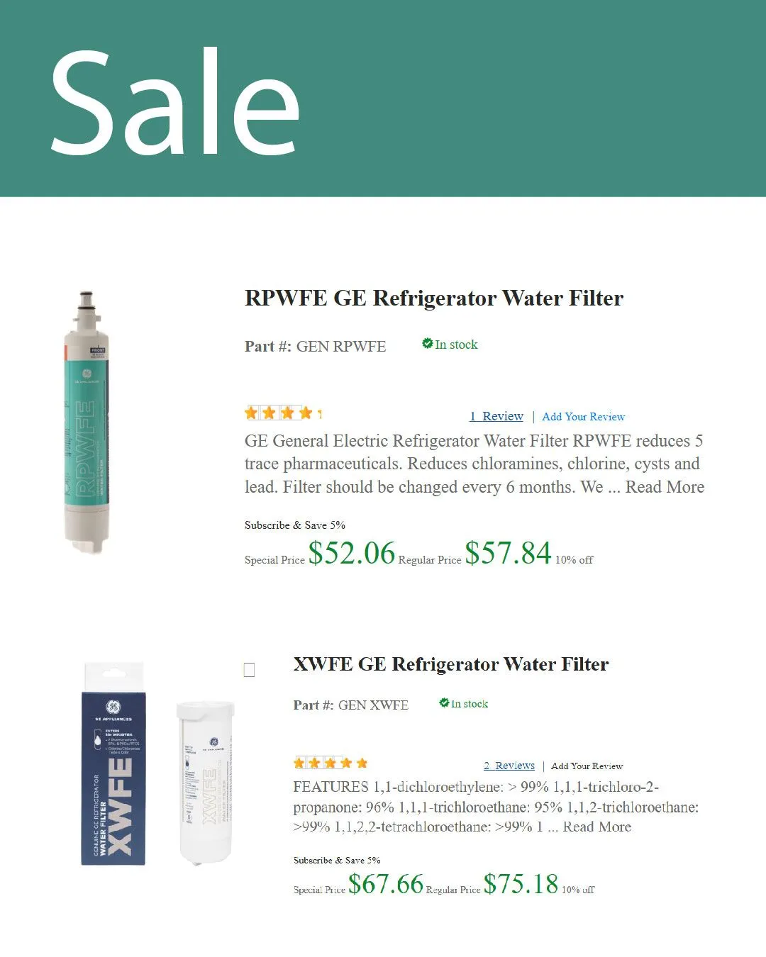 Weekly ad Reliable Parts Sales from November 20 to December 5 2024 - Page 